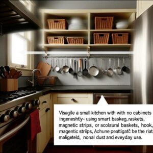 Smart Storage Hacks for Small Kitchens With No Cabinets